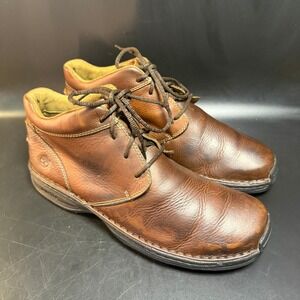 Timberland Brown Leather Chukka Boots Mens Size 11M Casual Lace Up Shoes